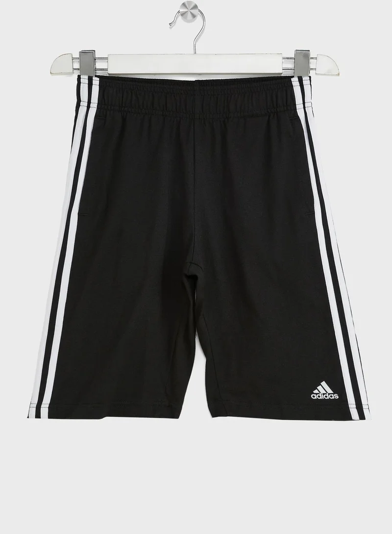 adidas 3 خطوط متماسكة السراويل