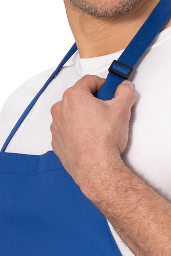 Chef Works Unisex Butcher Apron, Royal, One Size - Image 3