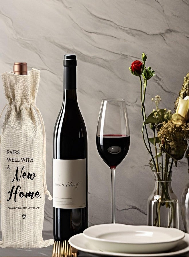 BARREEMO House Warming Gifts New Home Closing Gifts for Buyers Owner Realtor Gift to Clients for Women Men Housewarming Gift Idea Neighbor Welcome Gifts Pairs Well With a New Home Wine Bag - Image 5