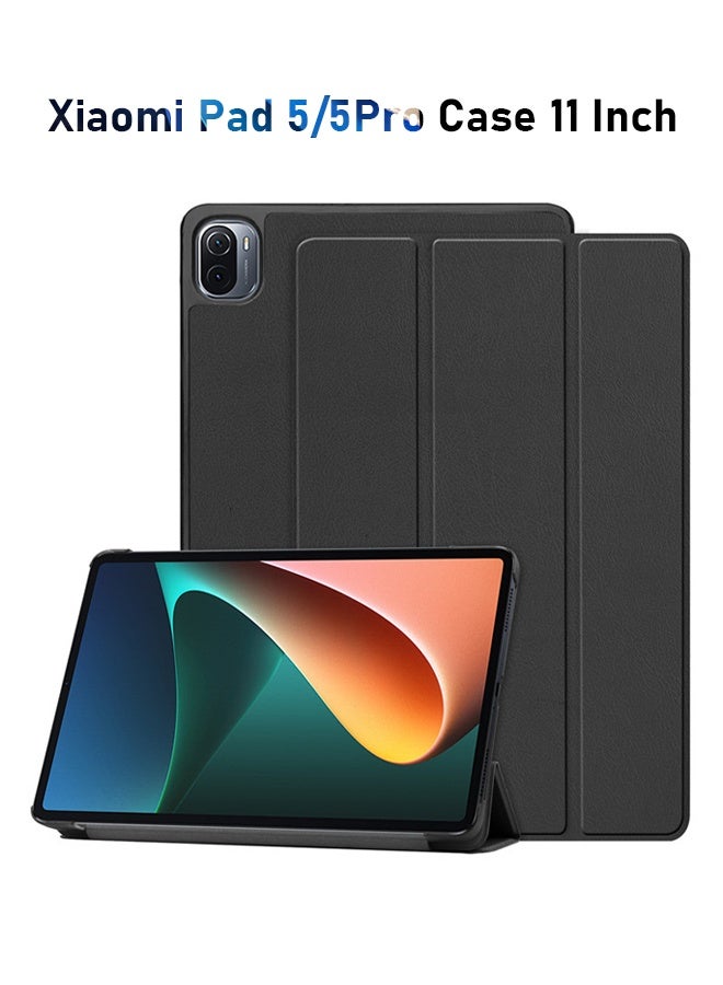 Mi Pad 5/5Pro Case 11 Inch, Heavy Duty Protective Cover for Xiaomi Pad 5/5Pro 11" Tablet 2021 - Black - Image 1