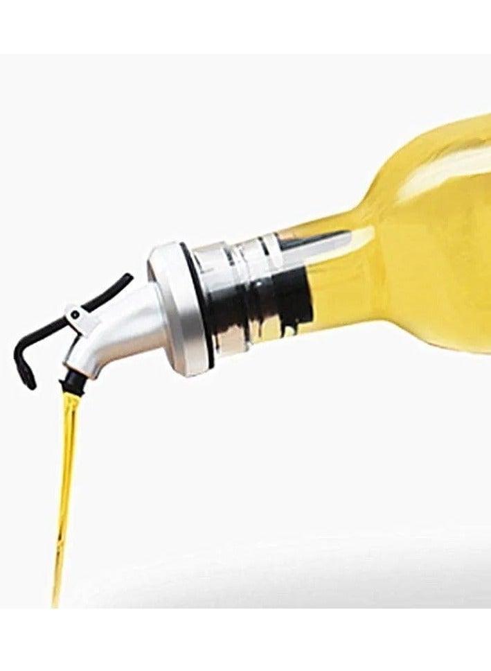 Set of 2 multi-coloured oil and vinegar bottles, 2x250ml - Image 4