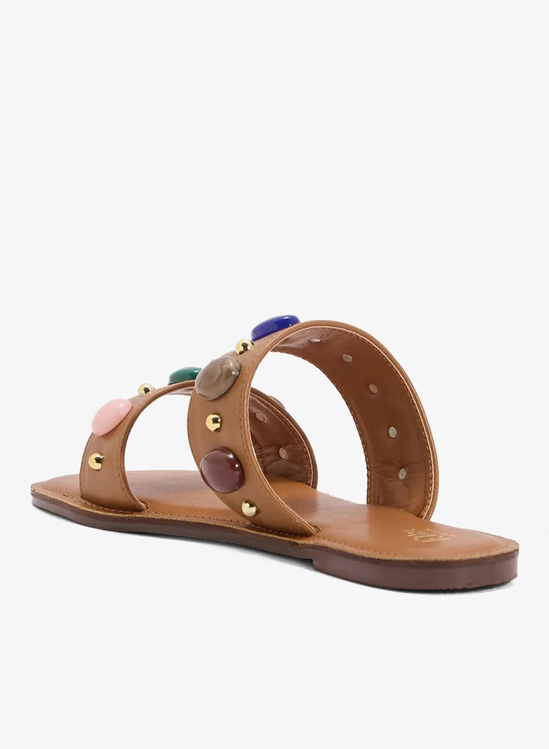 ELLA Double Strap Flat Sandal