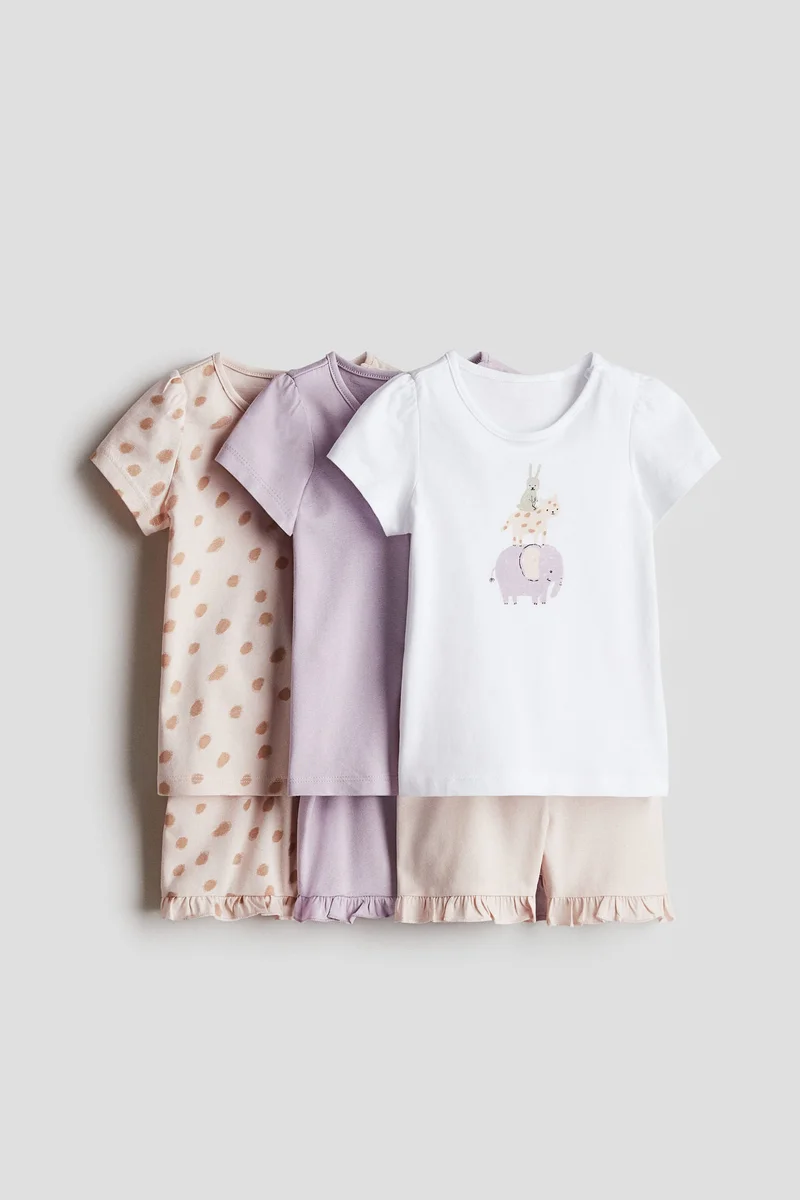 H&M 3-pack pyjamas