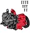 BRCatWPark Aluminum Transmission Gearbox with Metal Internal Gears and Bearings Upgrades Part for 110 TRX4 TRX6 RC Crawler Car2 Speed Transmission GearboxBlackRed - Image 2