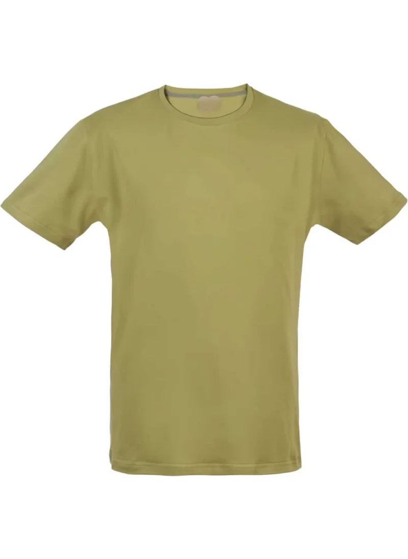 Tezzgelsin Men's Zero Collar Cotton 6-Piece Undershirt Military Undershirt Military Underwear