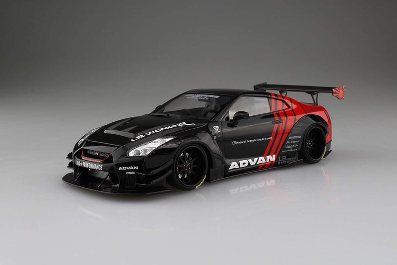 Aoshima Aoshima Bunka Kyozai 1/24 Liberty Walk Series No.13 LB Works R35 GT-R type 2 Ver.2 Plastic - Image 2