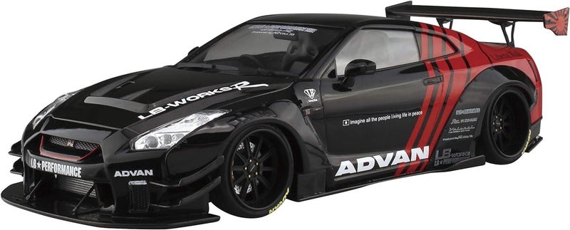 Aoshima Aoshima Bunka Kyozai 1/24 Liberty Walk Series No.13 LB Works R35 GT-R type 2 Ver.2 Plastic - Image 1