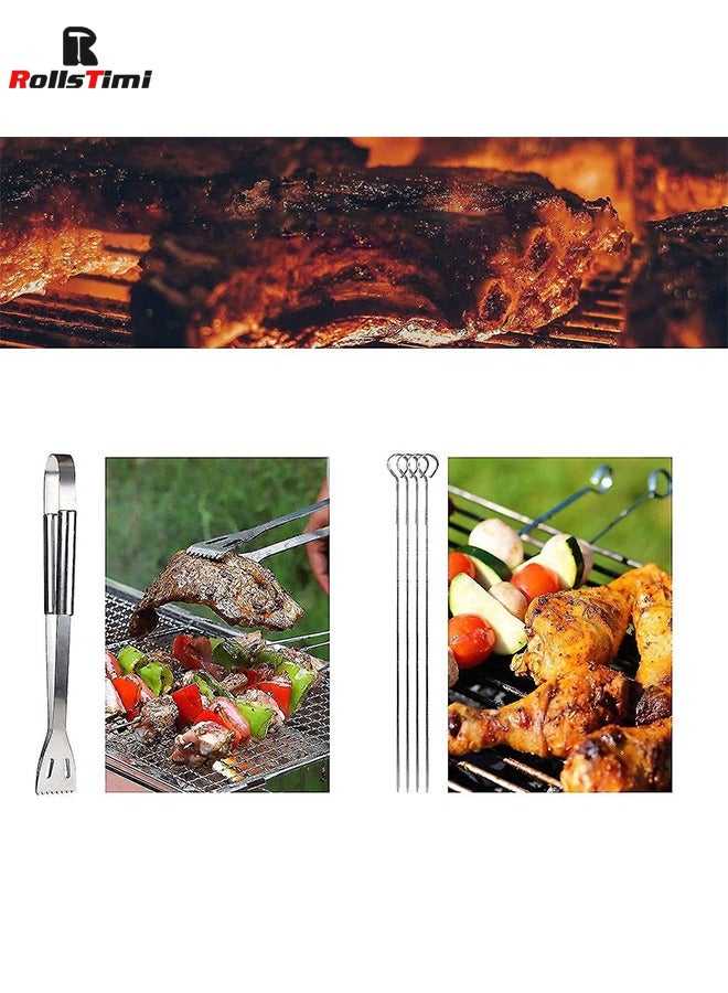 RollsTimi  9 Piece BBQ Utensil Set Professional Bbq Accessories Bbq Tool Belt Easy To Carry - Image 4