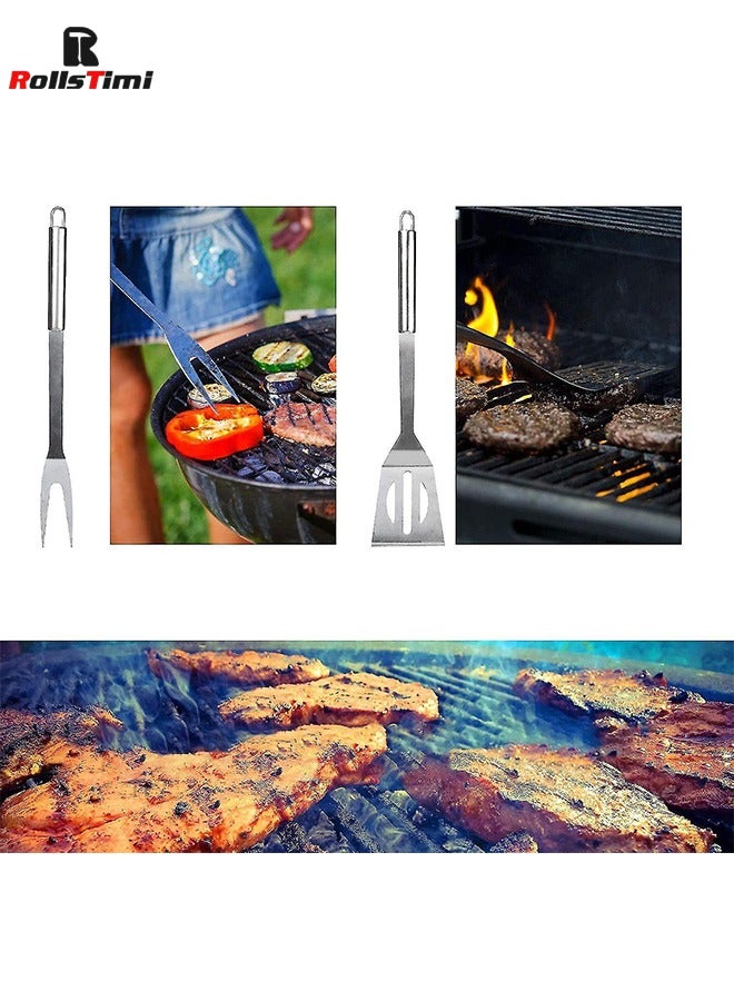 RollsTimi  9 Piece BBQ Utensil Set Professional Bbq Accessories Bbq Tool Belt Easy To Carry - Image 3
