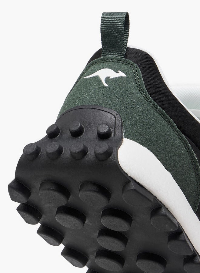 kangaROOS Men's Panelled Lace-Up Sneakers with Pull Tab  - Image 5