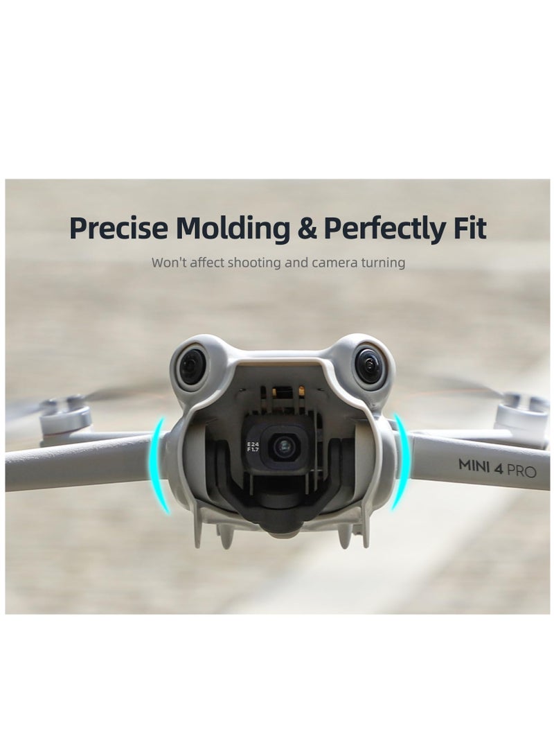 ملحقات درع عدسة DJI Mini 4 Pro واقية من وهج الشمس غطاء حماية واقي جيمبال رمادي - Image 3