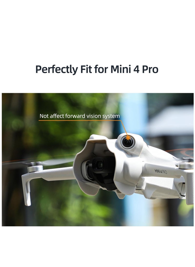 ملحقات درع عدسة DJI Mini 4 Pro واقية من وهج الشمس غطاء حماية واقي جيمبال رمادي - Image 2