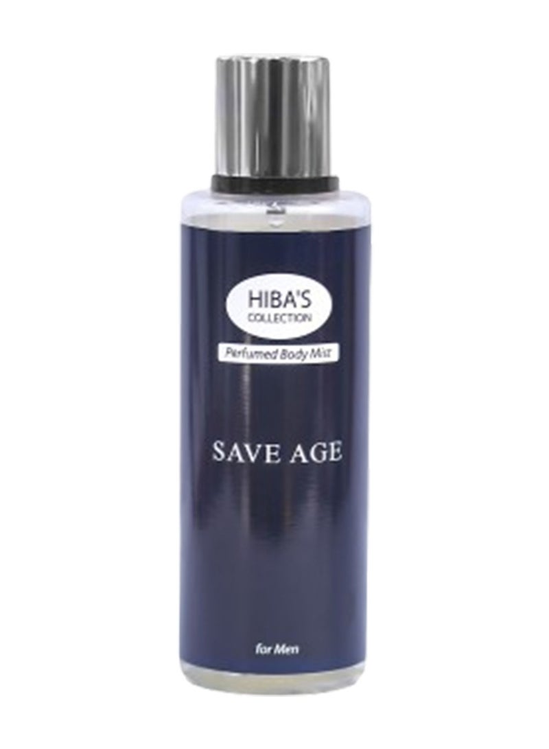 هيبا'ز كوليكشن رذاذ الجسم المعطر Save Age للرجال - عطر فاخر، 250 مل (8.45 أونصة سائلة) - رائحة منعشة تدوم طويلاً للاستخدام اليومي - Image 1