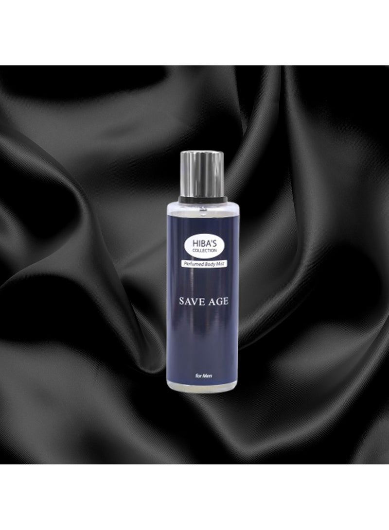 هيبا'ز كوليكشن رذاذ الجسم المعطر Save Age للرجال - عطر فاخر، 250 مل (8.45 أونصة سائلة) - رائحة منعشة تدوم طويلاً للاستخدام اليومي - Image 4