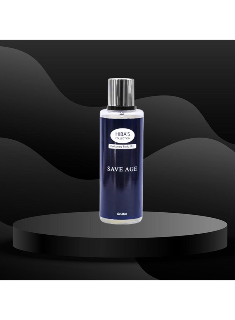 هيبا'ز كوليكشن رذاذ الجسم المعطر Save Age للرجال - عطر فاخر، 250 مل (8.45 أونصة سائلة) - رائحة منعشة تدوم طويلاً للاستخدام اليومي - Image 3