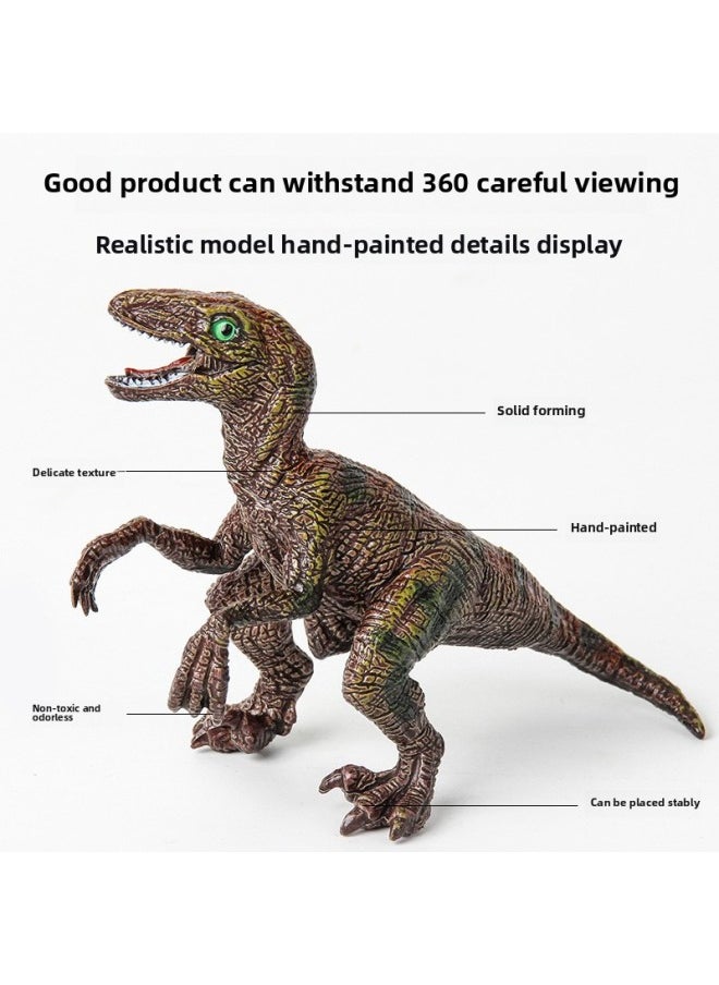 Solid Dinosaur Gift Box Variety Monster Dinosaur Model Simulation Animal Dinosaur Model Toy Children's Toy-Color:Color 4 Pack +1 Egg (Paracentraid Series)