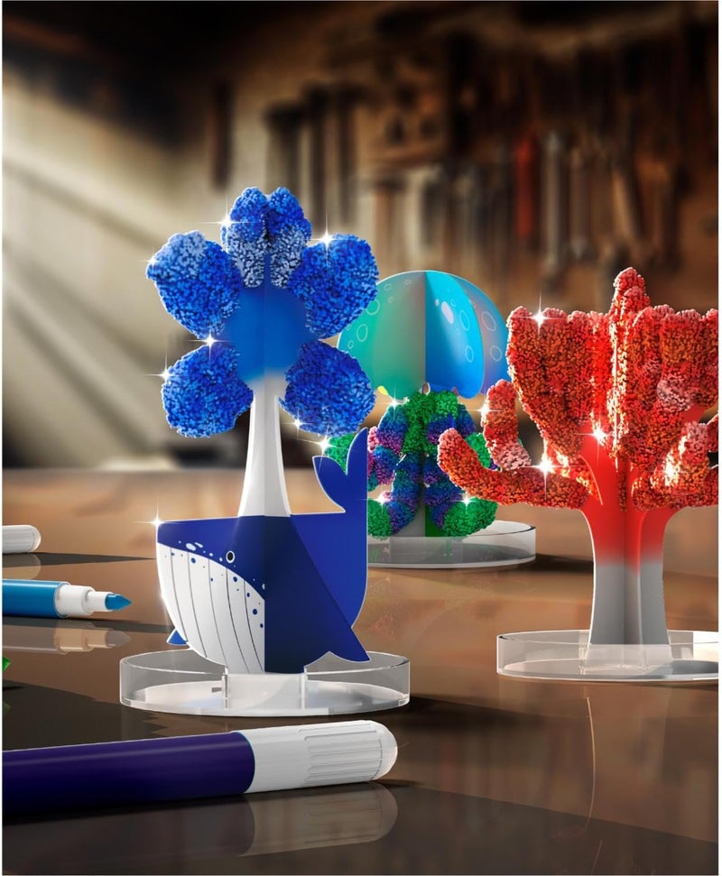 Discovery ™ #MINDBLOWN Crystal Sea Creations 13-Piece Chemistry Kit, Early Learning Experiment STEM Toy for Kids 8+ Years - Image 3