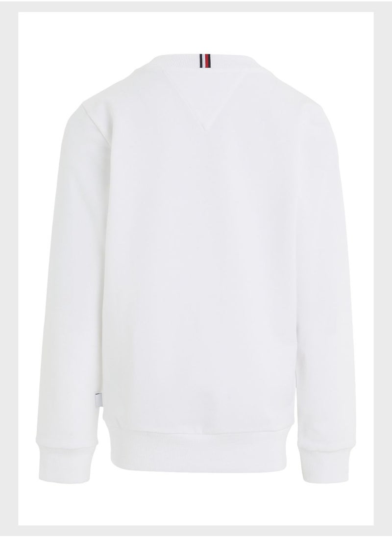 TOMMY HILFIGER - Kids Logo Sweatshirt - Image 1