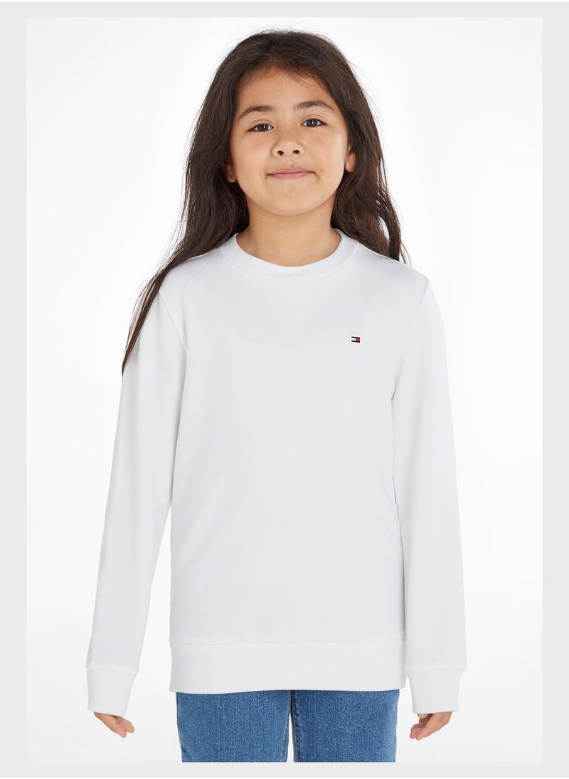 TOMMY HILFIGER - Kids Logo Sweatshirt - Image 1