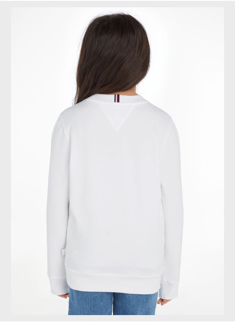 TOMMY HILFIGER - Kids Logo Sweatshirt - Image 1