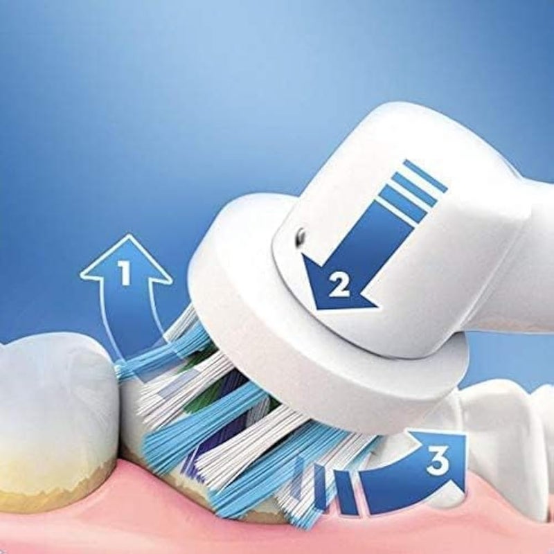 THE PACK 4pcs Electric Toothbrush Head Compatible with Oral B - - Electric Toothbrush Replacement Brush Sensitive Gum Care Brush Heads (SB-50A) - Image 5
