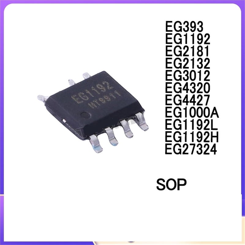 (10/قطعة) EG393 EG1192 EG2181 EG2132 EG3012 EG4320 EG4427 EG1000A EG1192L EG1192H EG27324 شريحة طاقة SOP8 (EG4320) - Image 2