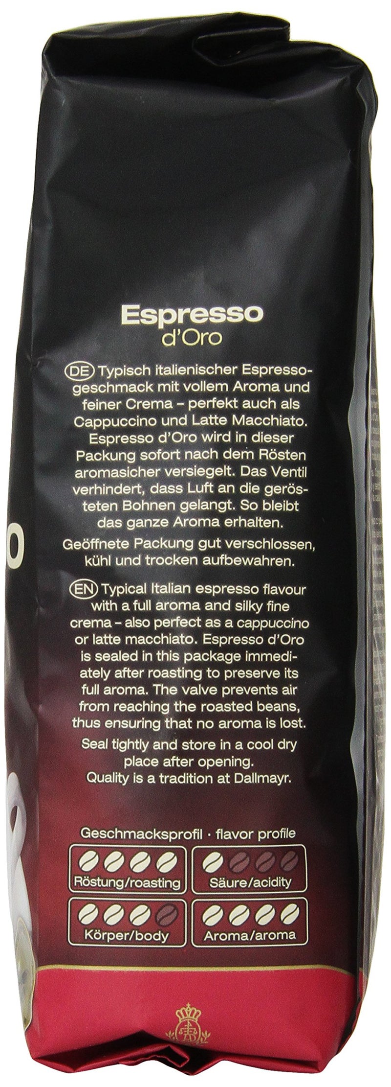Dallmayr Espresso d'Oro Whole Bean Coffee, 17.6 Ounce - Image 2