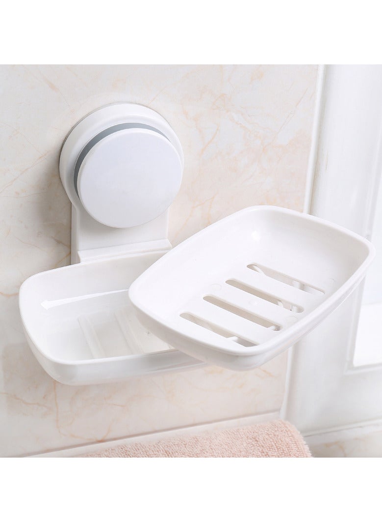Plastic Soap Holder - No Drilling, Waterproof, High Load Capacity, Wall Mounted Soap Dish for Bathroom  - Image 5