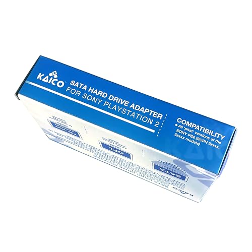 KAICO قرص صلب Kaico PS2 لجهاز بلاي ستيشن 2 – محول PS2 SATA والشبكة لقرص صلب 2.5"/3.5" – محول قرص صلب سهل الاستخدام، يدعم حتى 2TB من التخزين لنسخ الألعاب الاحتياطية والبرامج المنزلية - Image 3