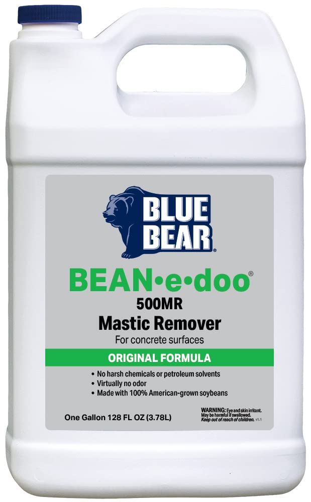 Blue Bear 500MR Mastic Remover For Concrete Surfaces Gallon - Image 1