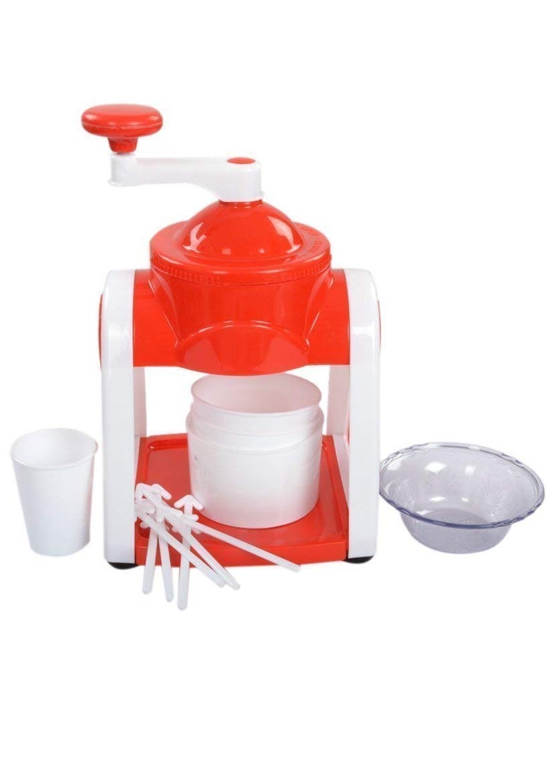 Tellshun Tellshun Gola Maker with Slush Maker and Ice Crusher Chopper for Home and Kitchen Ice Crusher and Gola MakerPlastic with Hardened Stainless Steel  - Image 4