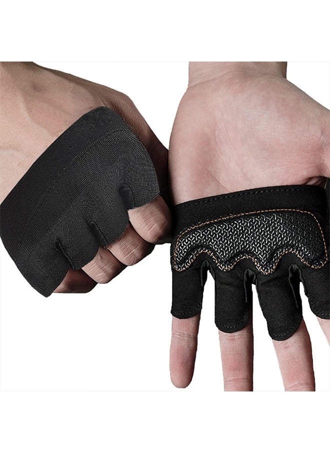 Garlo New Weight Lifting Gym Workout Gloves Men & Women, Partial Glove Just for The Calluses Spots, Great for Weightlifting, Exercise, Training, Fitness…  - Image 1