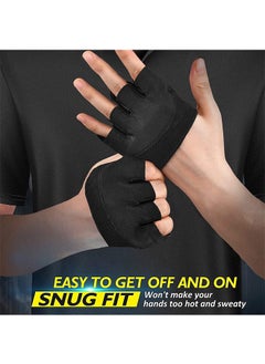 Garlo New Weight Lifting Gym Workout Gloves Men & Women, Partial Glove Just for The Calluses Spots, Great for Weightlifting, Exercise, Training, Fitness…  - Image 2