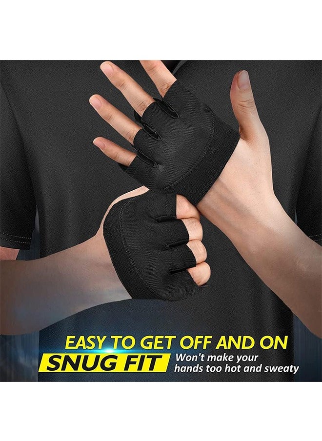 Garlo New Weight Lifting Gym Workout Gloves Men & Women, Partial Glove Just for The Calluses Spots, Great for Weightlifting, Exercise, Training, Fitness…  - Image 2