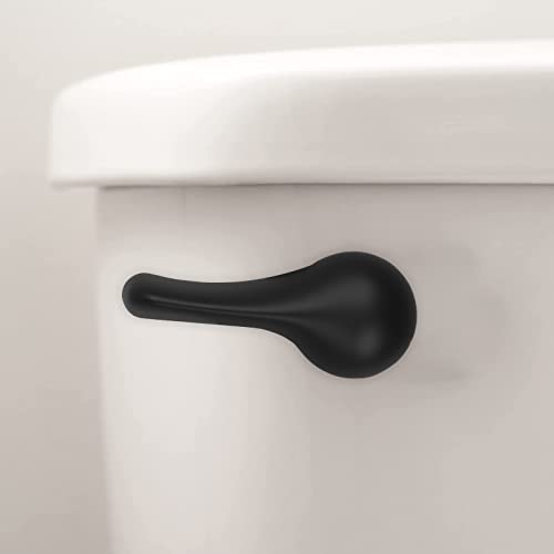 Opzour Toilet Handle Replacement Kit, Toilet Flush Handle with Stainless Steel Flapper Chains, Universal Toilet Lever for Most Front Mount Toilets, Matte Black Toilet Flush Lever - Image 3