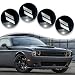 ZDEERAOTO 63mm25 inches Slash Wheel Center Cap Covers HubCap Emblem Badge Trim Compatible with Dodge Charger Challenger Durango Hornet Dart RT SRT Magnum Nitro Journey Caliber - Image 2