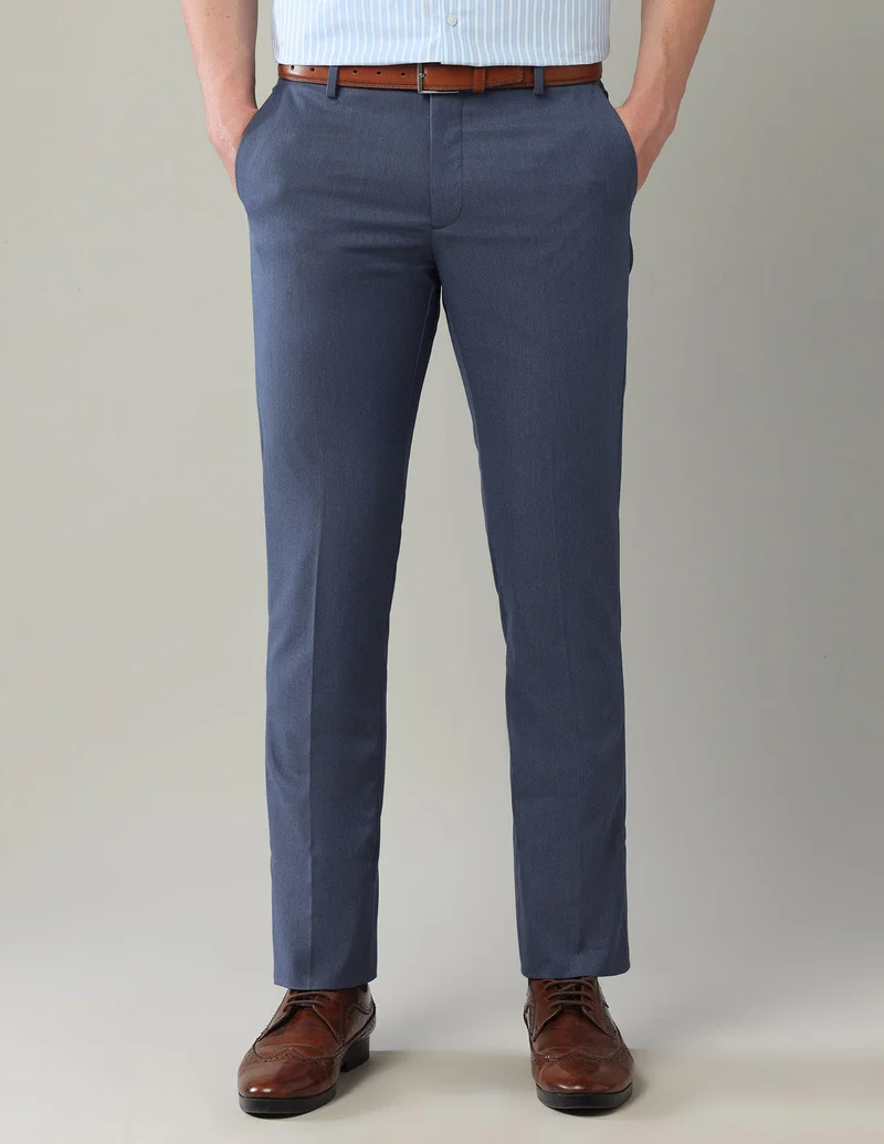 Arrow AutoFlex Mid Rise Dobby Trousers