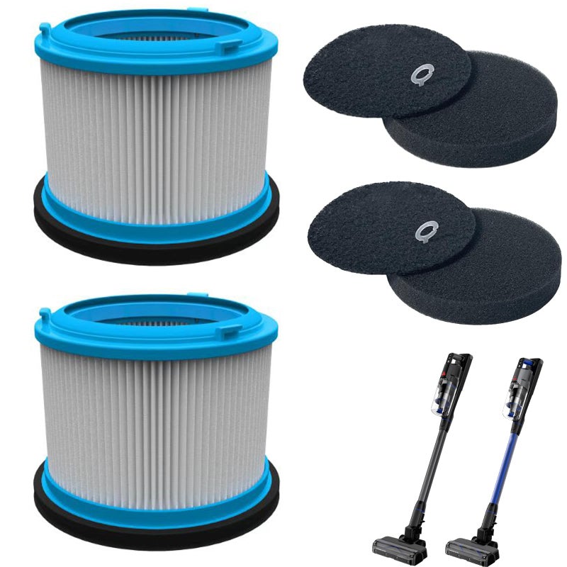 Odashen 2 Pack Washable HEPA Filters Kit for Bissell PowerClean FurGuard 280W and FurFinder 200W Self-Standing Cordless Vacuum Replacement Parts, 2 Filters and 4 Pre-Filter Pads - Image 1