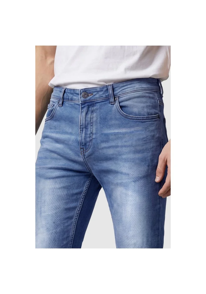 R&b  Faded Skinny Fit Jeans with Button Closure for Men | Best Price UAE