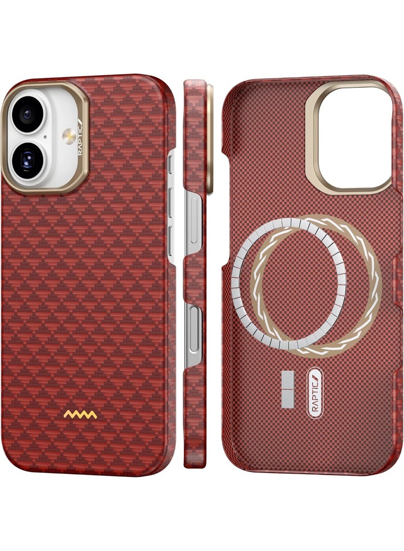 غطاء أراميد لجهاز آيفون 17 [ماج سيف] فائق النحافة 1500D من ألياف الأراميد - شرقي