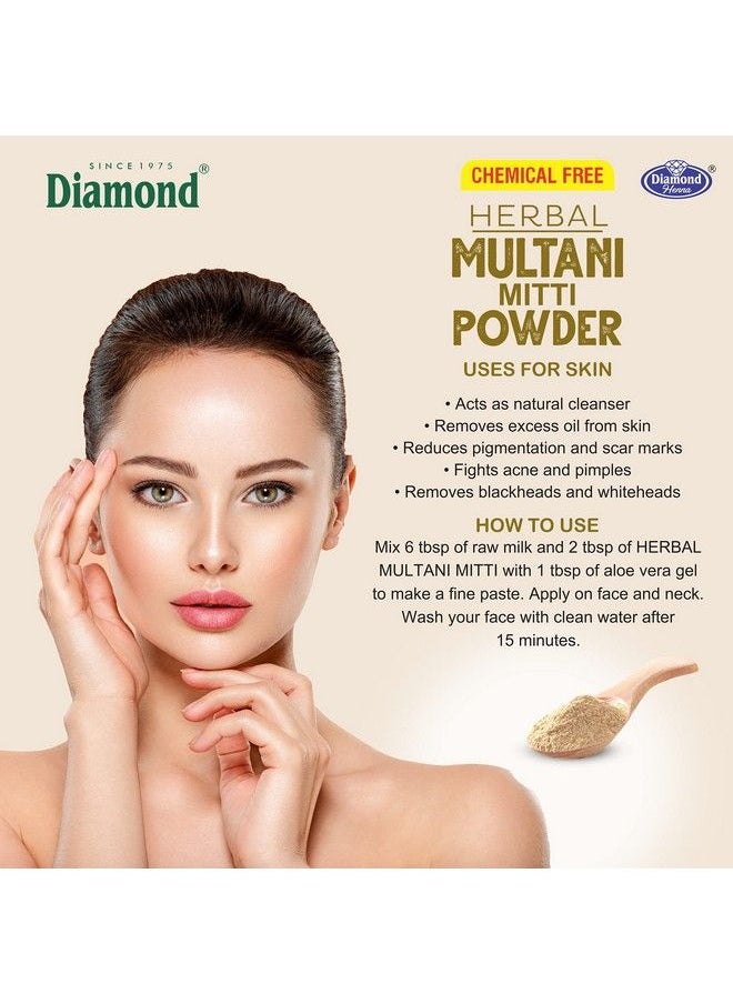 Diamond - Multani Mitti Powder For Face & Hair ; Fuller - Image 1