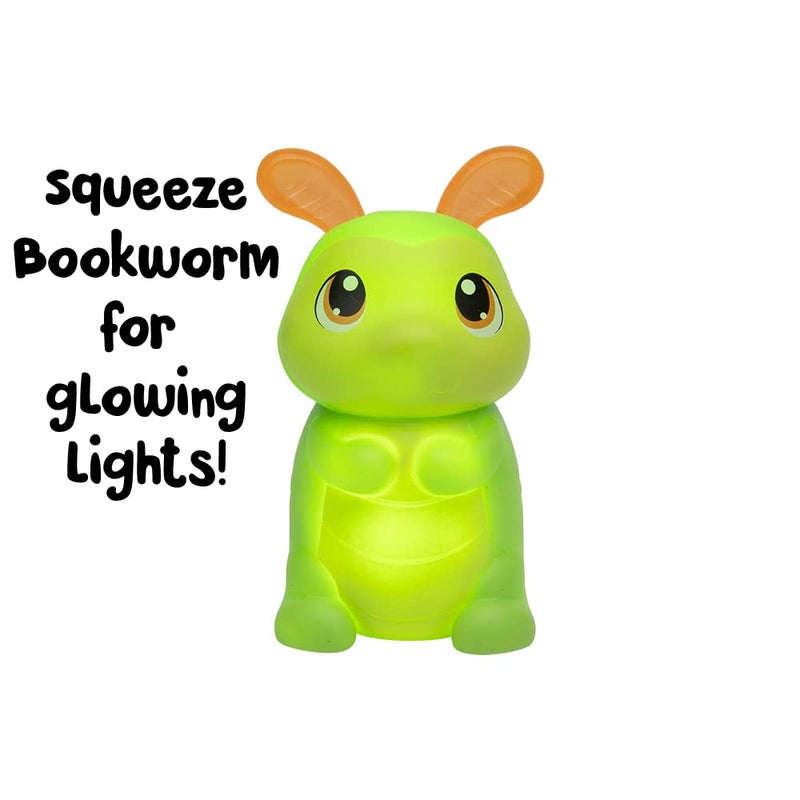Playskool Glo Friends Stink or Swim! - Storytime with Bookworm - Book with Glowing Toy - Social Emotional Learning SEL Toy - Ages 2+ - Image 3