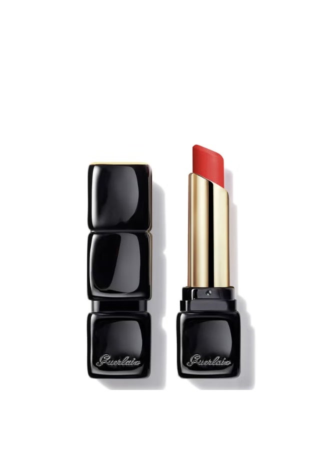 غيرلان أحمر شفاه غيرلان كيسكيس تندر مات، خفيف الوزن ومشرق، يدوم 16 ساعة، مريح، 520 سيكسي كورال - Image 4