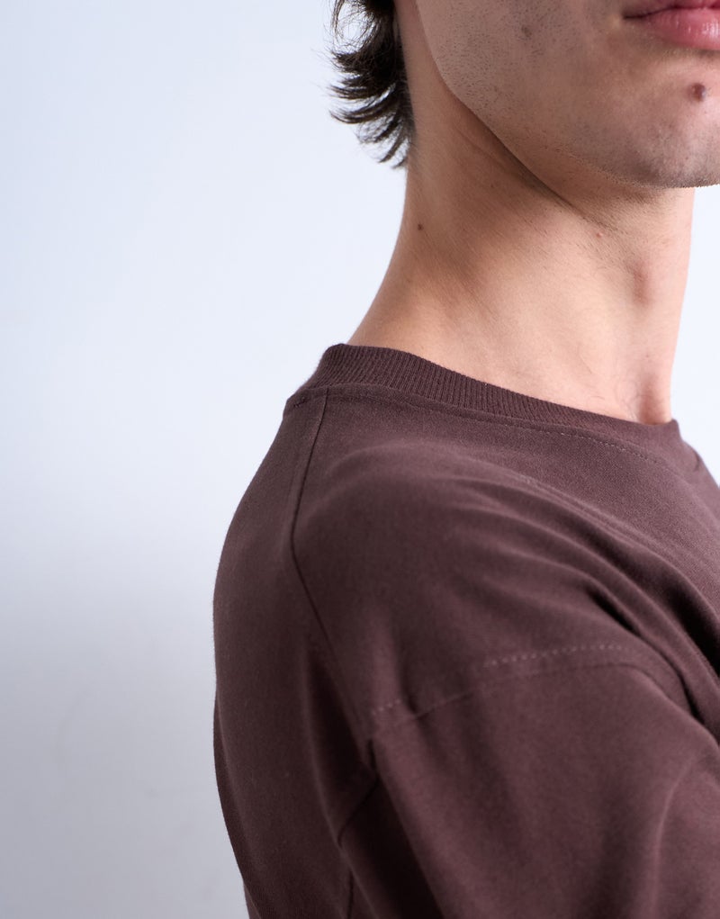 TOPMAN Oversized Fit Sueded T-Shirt - Image 4