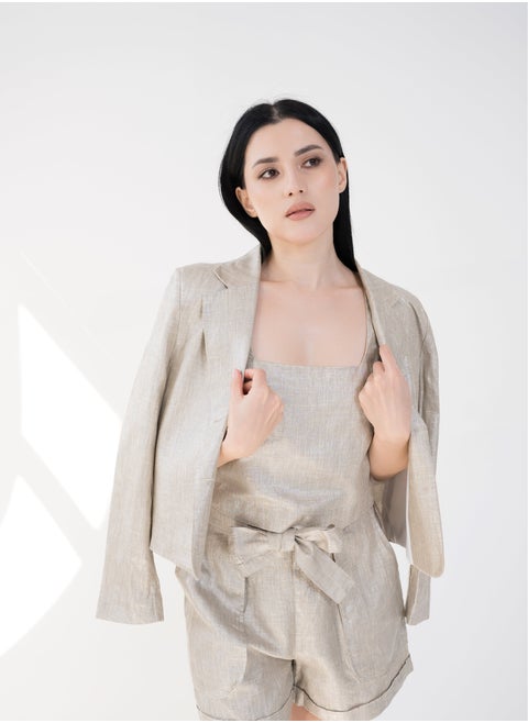 LINEN SHORTS