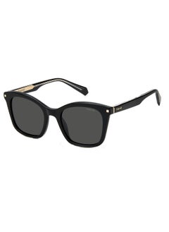 Polaroid Women Square Sunglasses PLD 4110/S/X  BLACK 51  - Image 1