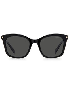 Polaroid Women Square Sunglasses PLD 4110/S/X  BLACK 51  - Image 3