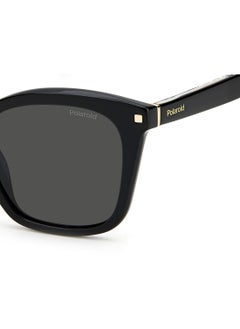 Polaroid Women Square Sunglasses PLD 4110/S/X  BLACK 51  - Image 5