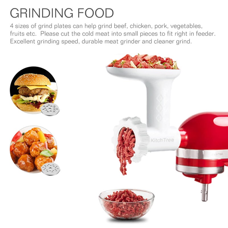 KitchTree Attachment For KitchenAid Stand Mixer,Fruit & Vegetable Strainer Attachment,White - Image 3