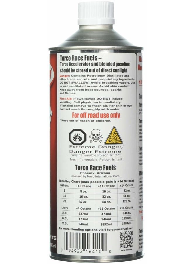 TORCO F500010T Unleaded Fuel Accelerator - 32 oz. Bottle, (Case of 6) - Image 2